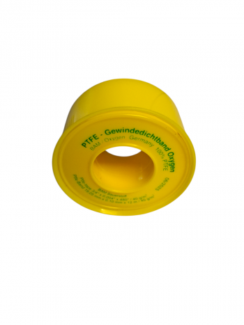 PTFE‑Gewindedichtband OXYGEN 0,10 mm x 19,05 mm x 12 m